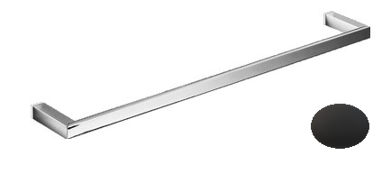 [1690C1098] Barre à linge DIVO 47 cm, entraxe 45 cm, noir mat