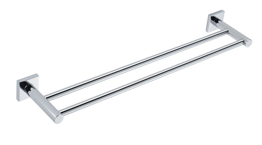 [1690C1136] Barre à linge double 60 cm COMO chromé