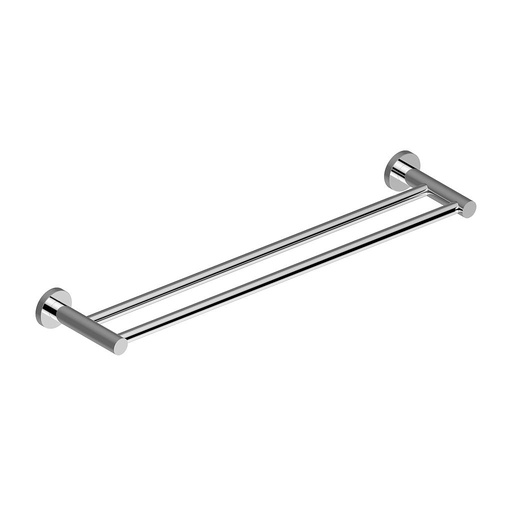 [1690C1155] Barre à linge double 60 cm LUINO chromé