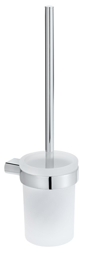 [1690C1162] Porte balai de WC AIROLO 12 x 9.4 x 38.5 cm, chromé