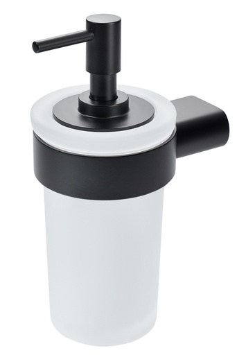 [1690C1174] Distributeur de savon AIROLO 16.2 x 9.4 x 7.9 cm, noir mat