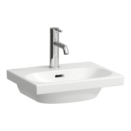 [1624C0714] Lavabo à poser LUA 45 x 35 cm, céramique avec trop-plein, 1 trou robin., standard, blanc