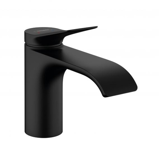 [1621C1500] Mélangeur de lavabo VIVENIS 80 S 133 cm, goulot fixe sans vidage, Noir mat