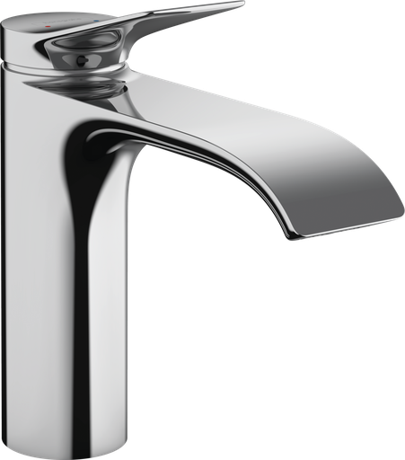 [1621C1502] Mélangeur de lavabo VIVENIS 110, S 146 cm, goulot fixe avec vidage excentrique, Chromé
