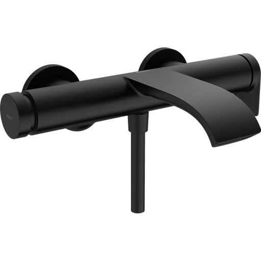[1621C1546] Mélangeur de bain VIVENIS E 138-162 mm, raccords, Noir mat
