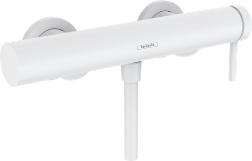 [1621C1594] Mélangeur de douche FINORIS E 138-162 mm, raccords, Blanc mat