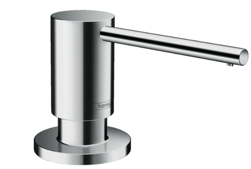 [1621C1601] Distributeur de savon FOCUS contenance 500 ml, pour installation dans les comptoirs jusqu'à 55 mm , Chromé