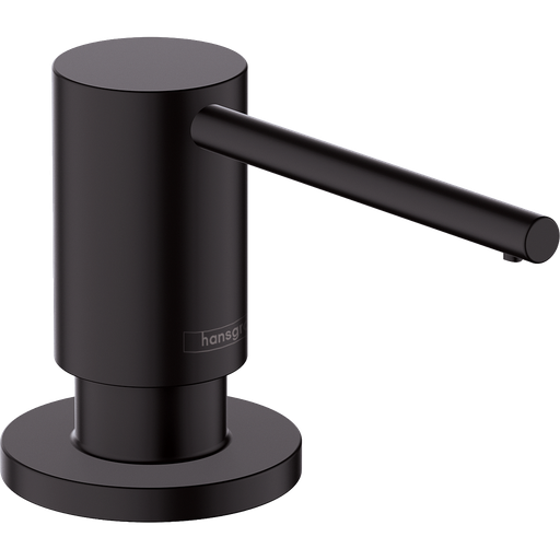 [1621C1603] Distributeur de savon FOCUS contenance 500 ml, pour installation dans les comptoirs jusqu'à 55 mm , Noir mat