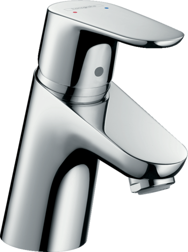 [1621C1629] Mélangeur de lavabo FOCUS 70 S 101 mm, goulot fixe sans vidage, débit 5 l/min groupe acoustique I , Chromé