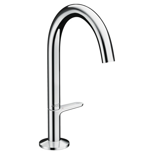 [1621C1649] Mélangeur de lavabo One Select 170 Mélangeur de lavabo ONE SELECT 170, S 140 mm, goulot fixe CoolStart - eau froide par position de levier au milieu avec vidage Push-Open débit 5 l/min groupe acoustique I, Chromé