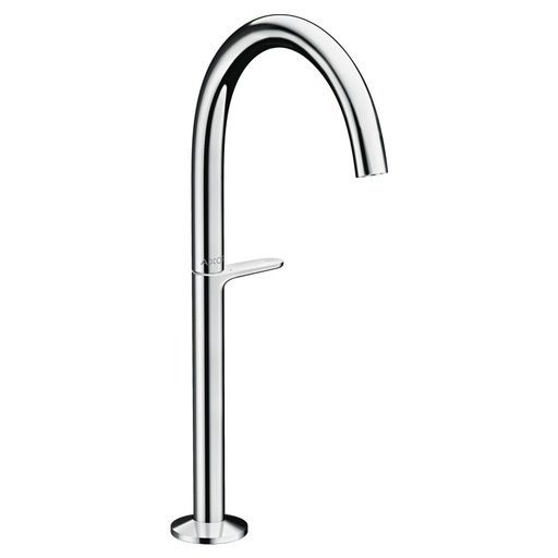 [1621C1651] Mélangeur de lavabo One Select 260 Mélangeur de lavabo ONE SELECT 260, S 165 mm, goulot fixe CoolStart - eau froide par position de levier au milieu avec vidage Push-Open débit 5 l/min groupe acoustique I, Chromé