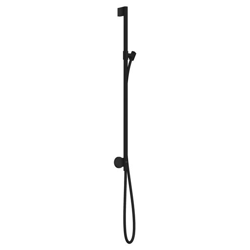 [1621C1677] Garniture de douche One 75 EcoSmart, 1jet PowderRain douche à main, glissière tuyau de douche, support de douche, débit 9,1 l/min, Noir mat