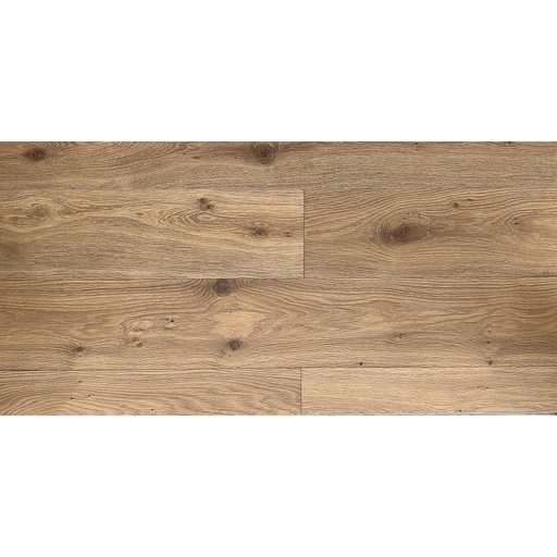 [1411S0276] Parquet rainé-crêté 3 plis Edition BASIC 5050 - Chêne brossé, huilé - couleur GALM - couche d'usure 3.6 mm - 2000 x 192 x 15 - 2.688m2/cart. - 94.08m2/pal. - 7.5kg/m2