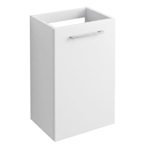 [1616M3616] Elément inférieur sous-lave-mains PRO, L38xH51.5xP31 cm, Caisson int. 10F-Nob.Grigio fumé, pour lave-mains Pro 45 cm (H811951), charnières à gauche, corps/faces laqué, Finitions Blanc mat/brillant, SYSTEM M, poignée à choix