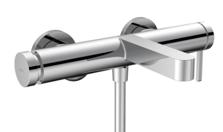 [1621C1784] Mélangeur de bain FINORIS E 138-162 mm, raccords, Chromé