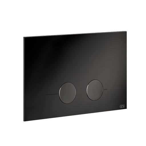 [1625C0262] Plaque de déclenchement GESSI pour Geberit Sigma 8 e Sigma 12, 706 Black Metal PVD