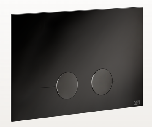 [1625C0262] Plaque de déclenchement GESSI pour Geberit Sigma 8 e Sigma 12, 706 Black Metal PVD