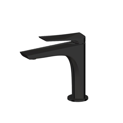 [1621C1795] Mélangeur de lavabo DELTA ZERO, Eco+, S 128 mm, goulot fixe sans vidage, groupe acoustique NT, 58.063 PVD Gun Metal