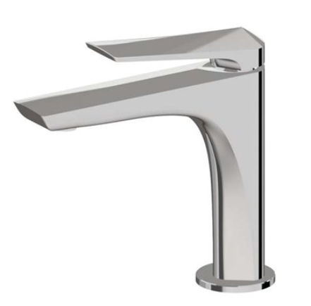 [1621C1796] Mélangeur de lavabo DELTA ZERO, Eco+, S 128 mm, goulot fixe sans vidage, groupe acoustique NT, chromé