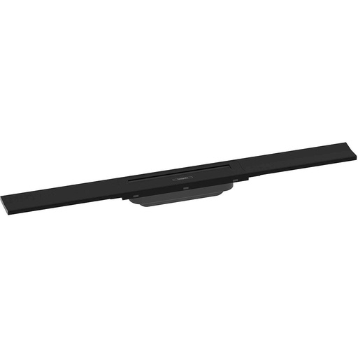 [1620C1896] Rigole de douche RAINDRAIN FLEX 100 cm, recouvrement design insert amovible raccourcissable pour montage libre, sans corps à encastrer 01000180/01001180/01002180, noir mat