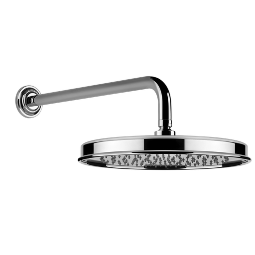 [1621C1857] Douche de tête ronde VENTI20 Diam. 328 mm, 1/2" avec bras mural de douche 1/2", débit 9 l/min, 149 Finox