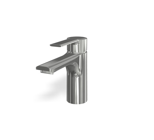 [1621H0925] Mélangeur de lavabo MAST, S 123 mm Hauteur jusqu'à l'aérateur 97 mm sans vidage et bonde, chromé