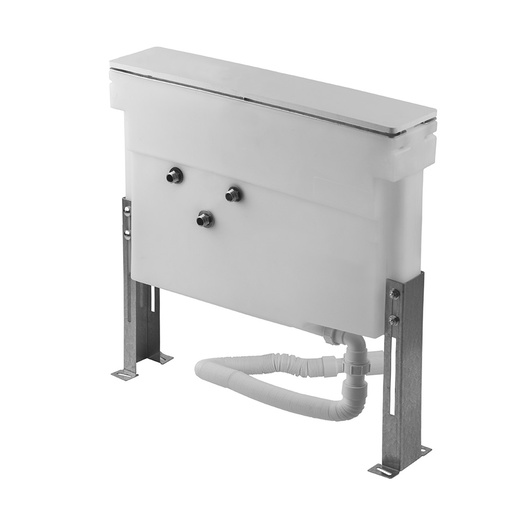 [1621C1900] Secur Box pour robinetterie sur plan de baignoire (facultatif). A compléter de plaque de finition pour secur box, chromé