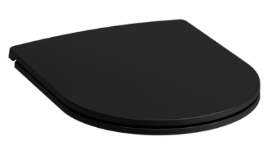 [1625C0274] Siège de WC PRO SLIM avec couvercle STRUCTURE, amovible abaissement automatique pour H8209667160001, noir mat