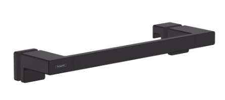 [1690C1626] Poignée de porte de douche AddStoris 39,8 cm, entraxe 35 cm peut également être utilisé comme porte-serviettes, noir mat