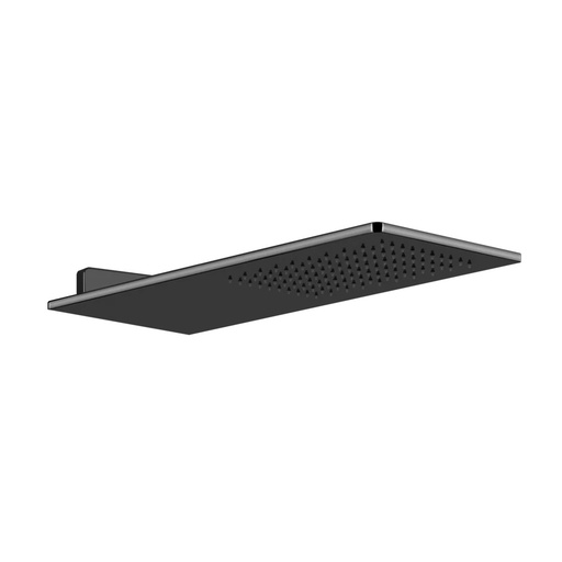 [1621C2111] Douche murale RETTANGOLO 200 mm S 550 mm, 1/2" système anticalcaire, Black Metal Brossé PVD
