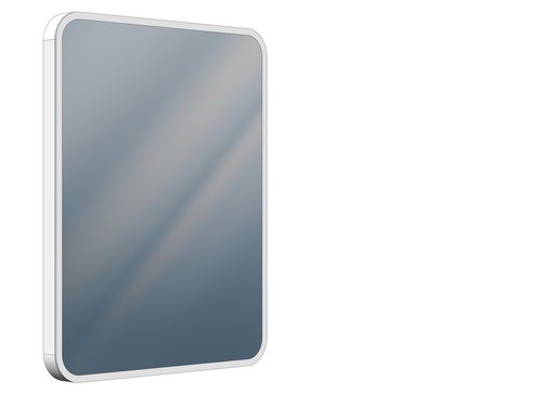 [1617C0588] Miroir lumineux SPHERA LED SPL 60 blanc, L 60 x H 75 x P 4.5 cm, LED 37 W, commande en bas au milieu, graduable et tunable white, Lumen 4460