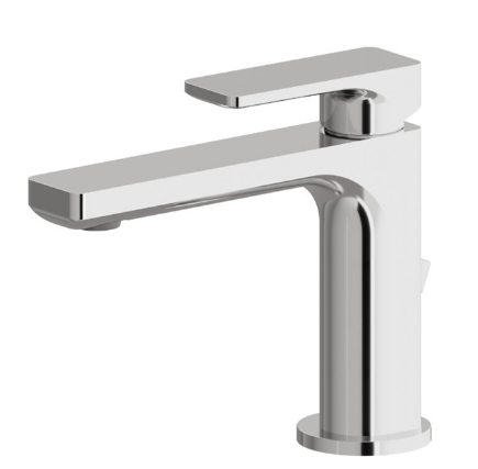[1621H0942] Mélangeur de lavabo B-EASY S 125 mm, avec vidage et bonde, débit 5 l/min, chromé