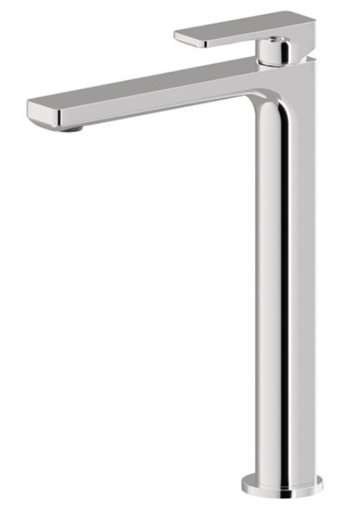 [1621H0948] Mélangeur de lavabo B-EASY S 165 mm, version haute Hauteur 252 mm jusqu'à l'aérateur sans vidage, débit 5 l/min, chromé