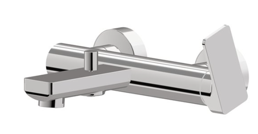 [1621H0960] Mélangeur de bain B-EASY nu, E 150 mm, avec raccords excentriques 1/2 x 3/4, chromé