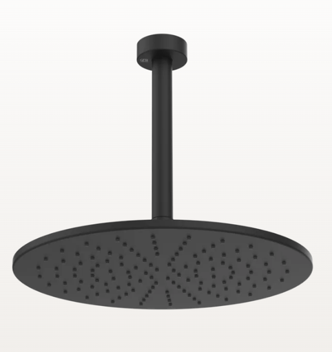 [1621C2300] Douche au plafond EMPORIO D 300 mm, 1/2" bras de douche plafond avec joint, S 259 mm système anticalcaire, noir mat