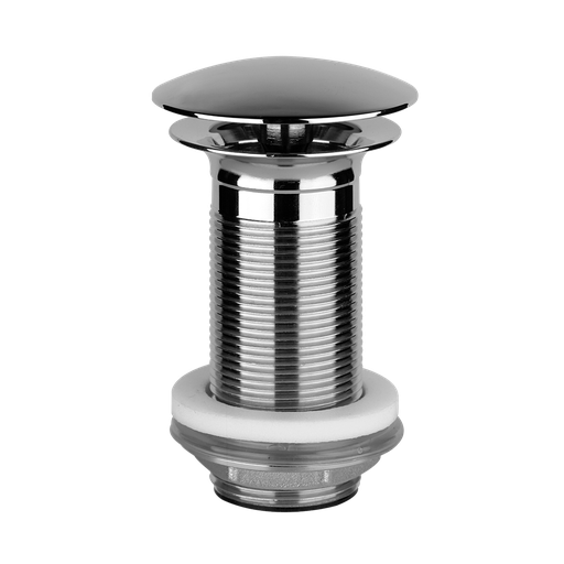 [1621C2234] Vidage Diam. 63 mm, capuchon 72 mm, EMPORIO, G 1-1/4", H 100 mm, toujours ouvert, sans trop-plein, 299, BLACK MATT PVD