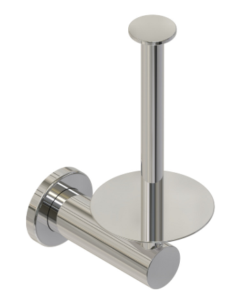 [1618C0600] Porte-rouleau de réserve, pour 1 rouleau Acier inoxydable poli brillant