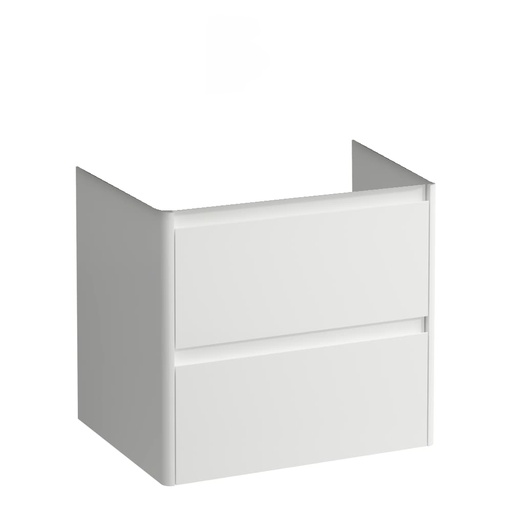 [1616C4420] Elément inférieur BASE 2.0 - 57 x 51.5 x 44.5 cm élément de tiroir, 2 tiroirs pour lavabo 60 cm H810863, standard , blanc mat