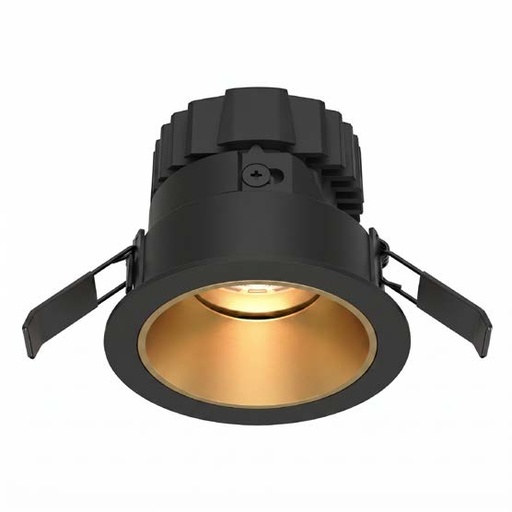 [2212C0012] RONDO - Club M3+TRF1 - 3000K - 13W - 850lm - 35° - UGR19 - ON/OFF - Noir / Or