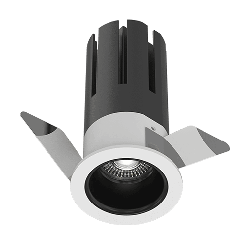 [2212C0043] MINI - MINUX 38 - 3000K - 450lm - 18° - UGR19 - 8W - ON/OFF - Noir / Blanc