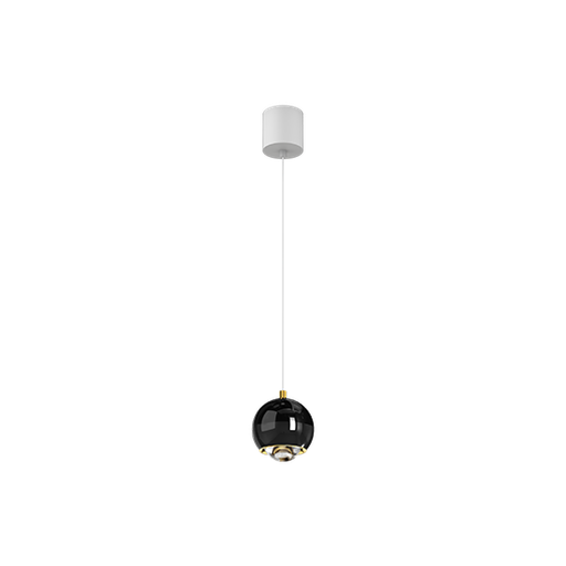 [2212C0045] SUSP POINT - MOVE - 3000K - 480lm - 90° - 6W - ON/OFF - Noir