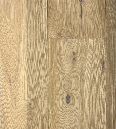 [1412C0003] Parquet chêne semi-massif vernis Aqua 2k Relief, 16/4 x 260 x 1400 – 2700 mm Rustique R., épaisseur 16 mm dont 4 mm de parement entre 0.45 et 2.80 m2 - 12 kg/m2 - env. 70 m2/palette