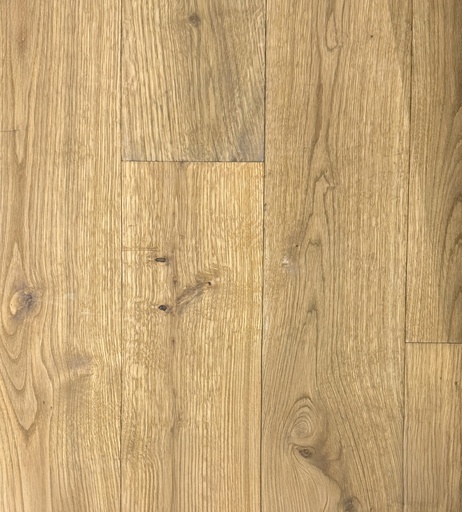 [1412C0005] Parquet chêne semi-massif huilé 16/4 x 100-140-180 x 1250-2350 (10%<1250) mm Rustique AB., épaisseur 16 mm dont 4 mm de parement entre 0.45 et 2.80 m2 - 11 kg/m2 - env. 70 m2/palette