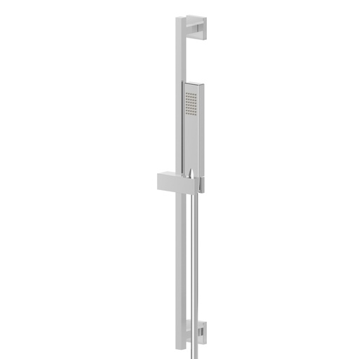 [1621H0077] Glissière de douche 70 cm ERGO-Q, inclus flexible 150 cm et douchette à main, chromé