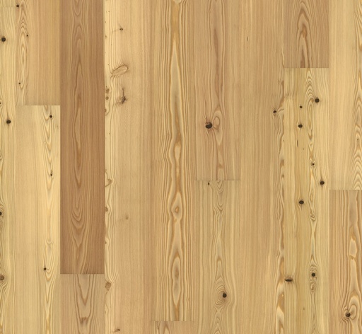 [1411C0147] Parquet 3plis 3060 Rustique- mélèze huilé nat. plus 1 frise monol.mini-chf- 2200x185x13 - 3.663m2/cart. - 117.216m2/pal. - 8kg/m2
