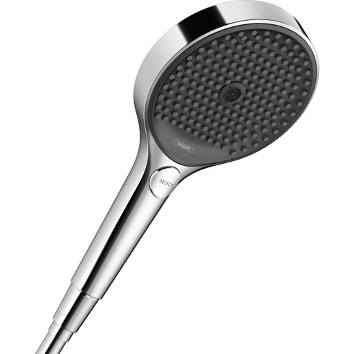 [1621C0869] Douche à main RAINFINITY 130 3jet, Quick Clean, D 13 cm changement de jet via le bouton Select, PowderRain/ Intense PowderRain/MonoRain débit 14 l/min, chromé