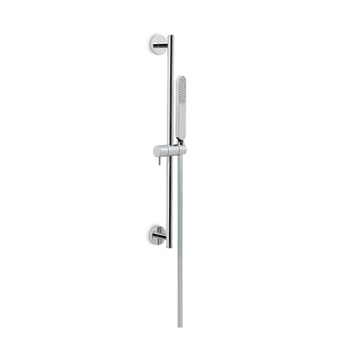 [1621H0185] Glissière de douche en laiton 69,1 cm, HAKA / B-EASY inclus flexible 150 cm et douche à main, chromé