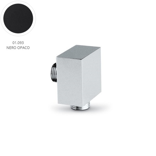 [1621H0206] Sortie d'eau murale ERGO-Q, noir mat