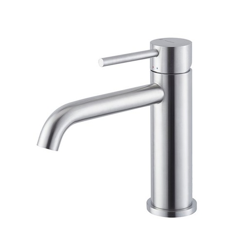 [1621S0212] Mélangeur de lavabo X-STEEL 316, S 145 mm, sans vidage, acier inox