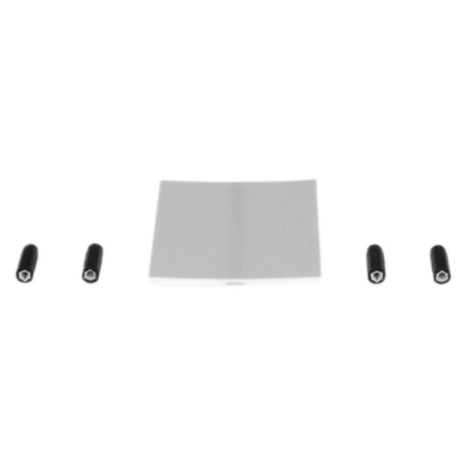 [1614C0441] Set d'isolation STAUFFER convenable pour la plupart des accessoires avec 2 supports de fixation 4 bases en caoutchouc 4 tampons en caoutchouc